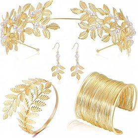 4 Pièces Déesse Grecque Bijoux