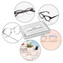 Kit de Réparation de Lunettes 1000PCS Micro Vis Kit de Réparation Vis avec Brucelles Multifonctionnel Tournevis Différentes Tail