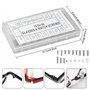 Kit de Réparation de Lunettes 1000PCS Micro Vis Kit de Réparation Vis avec Brucelles Multifonctionnel Tournevis Différentes Tail