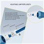 Corde à sauter Fitness Tzviod Corde à sauter réglable en PVC Poignée en PP Pour adultes Débutants Corde à sauter d'entraînement