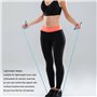 Corde à sauter Fitness Tzviod Corde à sauter réglable en PVC Poignée en PP Pour adultes Débutants Corde à sauter d'entraînement