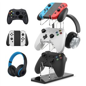 LEKEFETO Support universel pour manette et casque à 3 étages pour Xbox Series