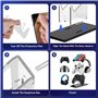 LEKEFETO Support universel pour manette et casque à 3 étages pour Xbox Series, PS4, PS5, PS3, accessoires de bureau 4 en 1
