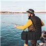 WIYETY Sac à dos de pêche avec support pour canne à pêche, sac à dos avec porte-canne, sac à dos pour pêche, camping, randonnée,