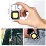 Czemo Mini Lampe de Travail LED Rechargeable 800 Lumens Mini Lampe de Poche, Lampe Porte clé, Lampes d'inspection Étanche Magnét