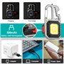 Czemo Mini Lampe de Travail LED Rechargeable 800 Lumens Mini Lampe de Poche, Lampe Porte clé, Lampes d'inspection Étanche Magnét