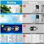 1100 ml Rafraîchisseur d'air avec 3 Vitesses de Ventilateur