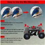 FLYAMAPIRIT Mini jumelles télescopiques pliables 8 x 21 HD avec adaptateur pour smartphone, sangle de transport et sac de rangem