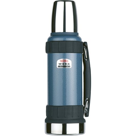 Thermos Work Series Stainless Steel Flask Blue 1.2L