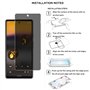 YIFNTANG [2 Pièces] Verre Trempé Anti-espion pour Google Pixel 6A 5G,9H Dureté, Anti Rayures,Sans Bulles,Privacy Protection D'éc