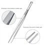 Diompirux 2 Pcs Pince Cuisine 304 Inox Pince de Precision, Pince Cuisine Inox Professionnel, Pince Precision Cuisine Outil, pour