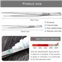 Diompirux 2 Pcs Pince Cuisine 304 Inox Pince de Precision, Pince Cuisine Inox Professionnel, Pince Precision Cuisine Outil, pour