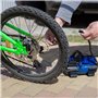 Gentpovth Adaptateur de Valve de Pneu de Voiture, Gonfleur Pneu d'extension, 35CM Flexible de Gonflage Tuyau en Caoutchouc Noir,