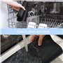 Diompirux 4 Pièces 50x40cm Cuisson Barbecue Tapis Anti-adhérent, avec Acier inoxydable Pinces à barbecue, Réutilisable, Nettoyab