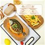 DUBUOZA 100 PCS Papier Cuisson Air Fryer Pour Air Fryer Philips Airfryer Série 3000, Papier Sulfurisé pour Moulinex EZ901820 5,2