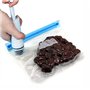 OFKPO Kit de Sac sous Vide Alimentaire avec Pompe Manuelle, Sacs de Rangement Alimentaire Scéllés, sous Vide Réutilisables pour 