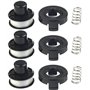 Lot de 3 bobines de fil et couvercle pour débroussailleuse A6226 GL250 GL310 GL360 Bobine et fil de rechange