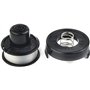 Lot de 3 bobines de fil et couvercle pour débroussailleuse A6226 GL250 GL310 GL360 Bobine et fil de rechange