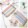 Miiepls Double Tête Surligneurs Pastel Esthétiques 12pcs, Couleurs Assorties No Bleed Dry Fast Easy to Hold pour Journal Bible P