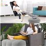 Litimkat Repose Pieds Gonflable,Coussins réglables en Hauteur,Repose Pieds Gonflable et Oreiller de Voyage Gonflables pour Dormi
