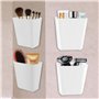 Collazoey 4 pièces boîtes de Rangement murales Autocollantes, boîte de Rangement pour Porte d'armoire de Cuisine, pour Armoire, 
