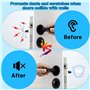 Royouzi 6 PièCes Butee De Porte Butee De Porte Interieur 40 X 8 MM Bloc Porte Transparent Protection Poignee Porte Protection Mu
