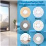 Royouzi 6 PièCes Butee De Porte Butee De Porte Interieur 40 X 8 MM Bloc Porte Transparent Protection Poignee Porte Protection Mu