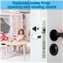 Royouzi 6 PièCes Butee De Porte Butee De Porte Interieur 40 X 8 MM Bloc Porte Transparent Protection Poignee Porte Protection Mu