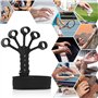 Kit Hand Grip Strengthener, 2pcs Hand Strengthener, Entraîneur de Doigts Musculation, 6 Niveaux De Résistance grip Musculation，p
