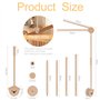 support mobile bébé réglable en hauteur en bois