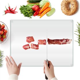Bearrerp Trempe planche à découper en verre