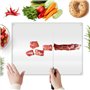 Bearrerp Trempe planche à découper en verre