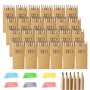 Auauraintt 24 Boîtes de 6 Mini Crayons de Couleur