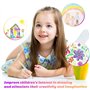 Auauraintt 24 Boîtes de 6 Mini Crayons de Couleur, 144 Dans un Étui en Carton, Crayons en Bois Multicolores pour Enfants, Dessin