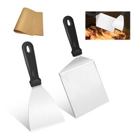Sprifityy Set de spatules à Barbecue en Acier Inoxydable