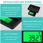 Balance de Precision 1000g/0.01g, Balance de Poche avec Écran LCD Rétroéclairé, Petit Balance de Bijoux Balance de Cuisine de Ha