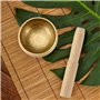Ensemble de bols de chantant tibétain 8.5cm, Bol de Méditation avec Maillet en Bois et Coussin Bol Chantant, Bol Tibétain Chanta