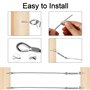 3mm Câble en acier inoxydable enduit de PVC avec Tendeur de corde M5 et Crochets