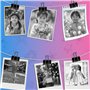 Lot de 15 Rouleaux de Papier Thermique 57mm x 25mm x 7m,Papier Imprimante Thermique d'impression Instantanées pour Appareil Phot