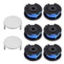 CHIHOLEN 6 Bobine Fil Coupe Bordure Compatible avec Ryobi RAC124 AC14RL3A