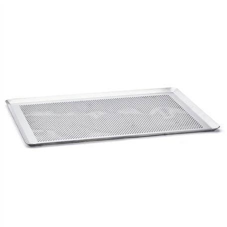 De Buyer - Plaque pâtissière en aluminium perforée aux bords pincés - 40 x 30 cm -
