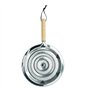 Diffuseur de chaleur KitchenCraft avec poignée en bois, diffuseur de chaleur en acier inoxydable pour casseroles, adapté aux pla