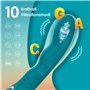 vibration du point G pour femme avec 3 modes de rotation et 10 modes de vibration