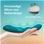 Vibromasseur pour elle, vibration du point G pour femme avec 3 modes de rotation et 10 modes de vibration, vibromasseur gode sil