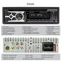 iFreGo Autoradio avec Lecteur CD Bluetooth Mains Libres, Bluetooth 1 DIN USB/TF/Lecteur MP3/AUX in,Radio FM/AM, RDS, RCA, Foncti