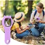 Microscope Enfant,500X Microscope Numérique Portable avec écran IPS 2"