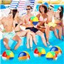 LWMTT 8 Pièces Ballons de Plage, Ballon Gonflable Piscine, Ballon de Plage Gonflable pour Enfants Adultes Ballon Piscine pour Fê