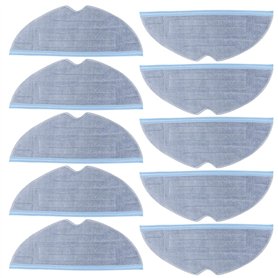LWMTT 10 Pièces Chiffons de Rechange pour Roborock S8/S8+/S7/S7+/S7 Max V/Plus/Ultra/T7/ T7+/T7S+ Roborock s7 Accessoires Lavabl