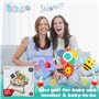 Jouets de Landau, Arche de Voyage pour Poussette,Jouet à emporter avec Support d'activité sensorielle Pliable réglable pour tran