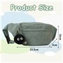 Sac Banane Velours Cotelé Femme